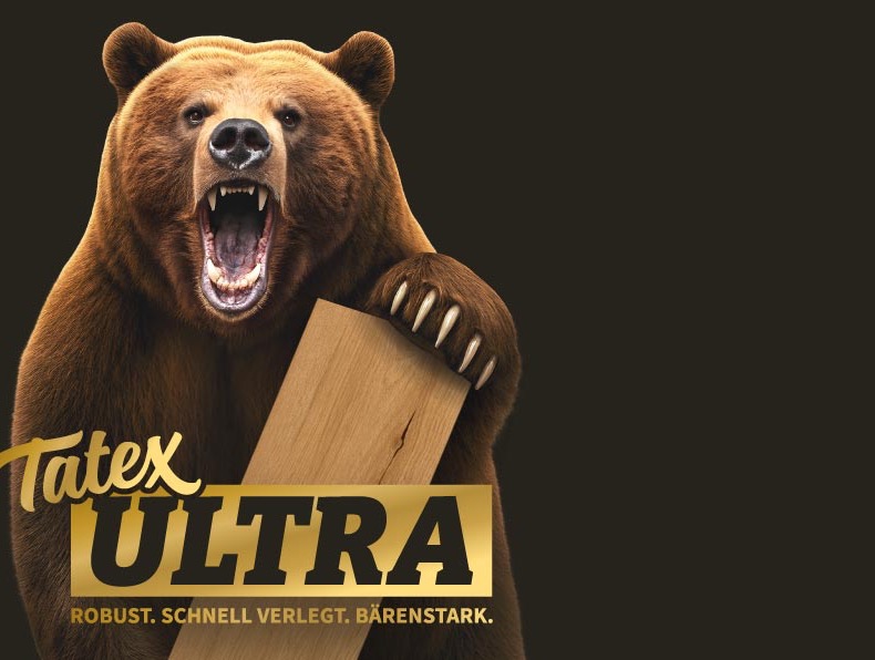 Der goldene TatexULTRA-Bär – unser Premium-Klick-Vinyl