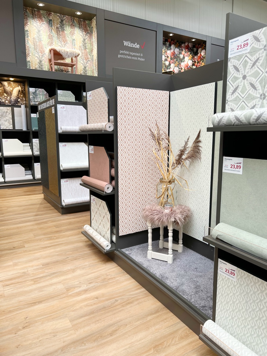 Tapetenausstellung bei Team Tatex – Musterbücher und Wandgestaltung